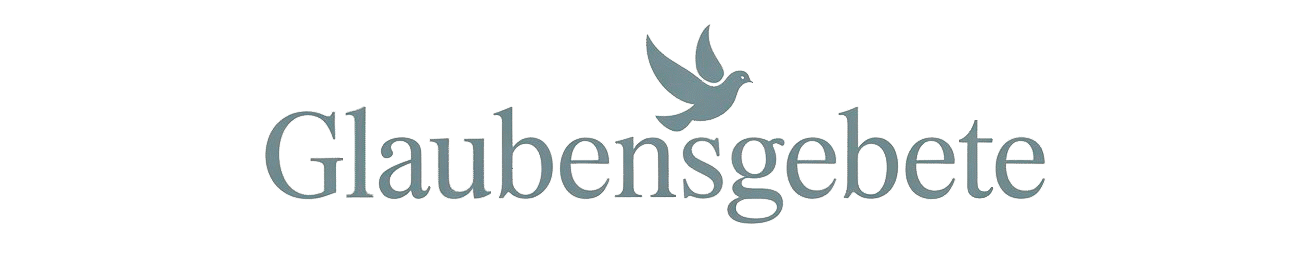 Bild des Website-Logos, bestehend aus Wörtern mit einfacher Typografie und einer darüber fliegenden Taube